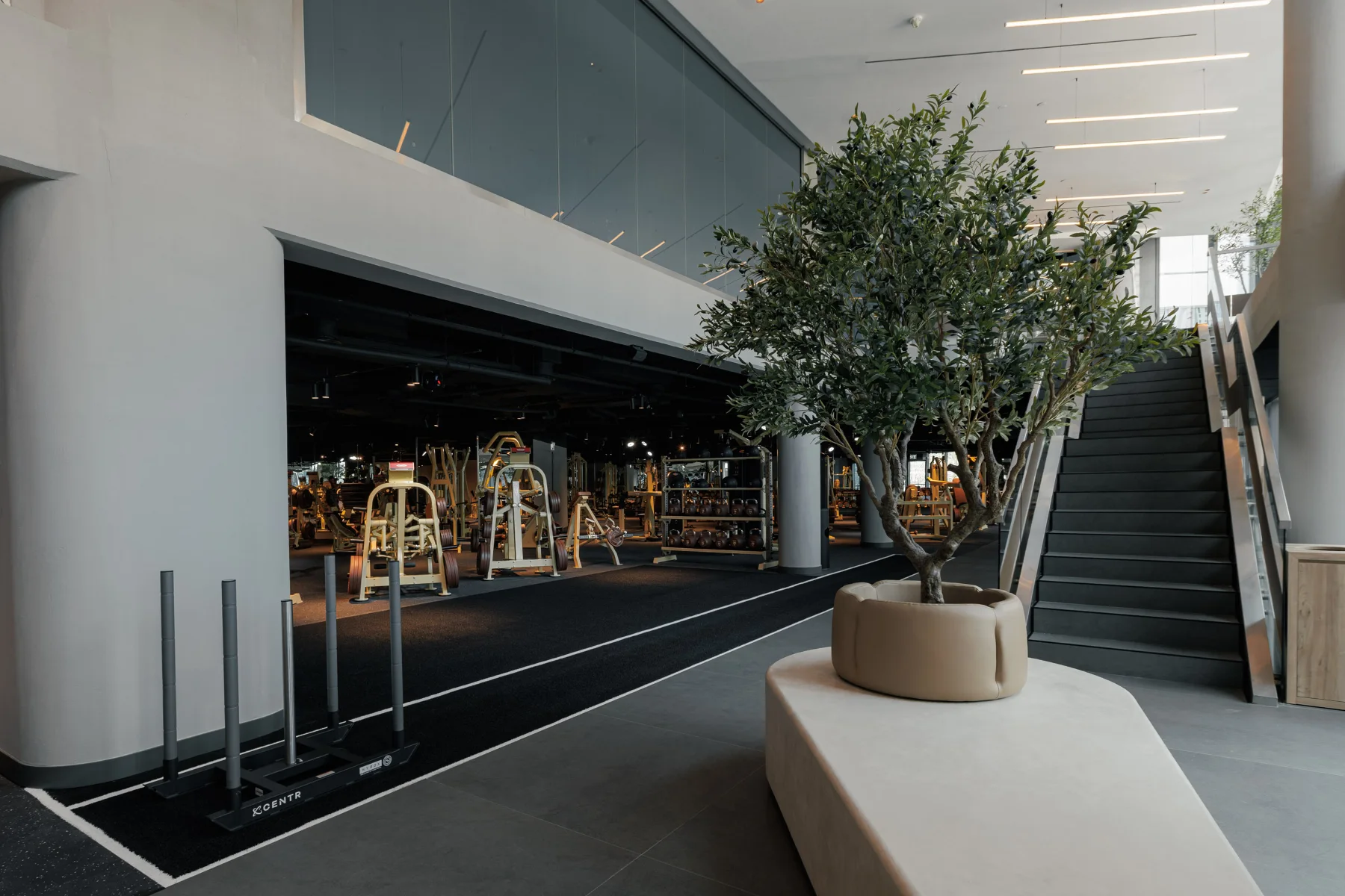 The interior of ARKHE Wellness Club